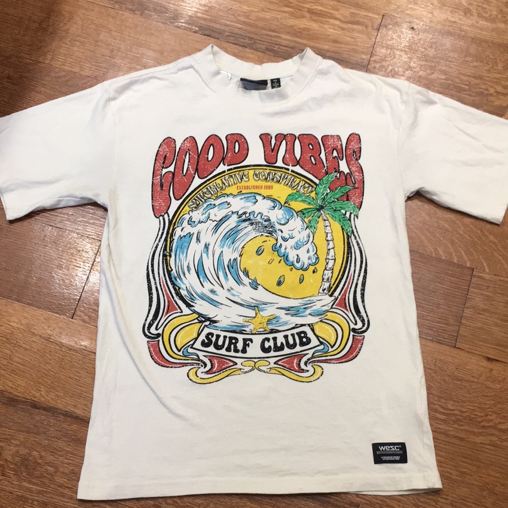 Wesc Good Vibes Surf Club Graphic Tee